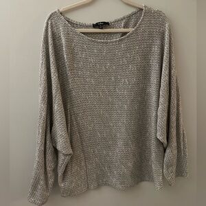 Lulus Perfect Mix Heather Beige Dolman Sleeve Sweater | Soft Knit Top XL